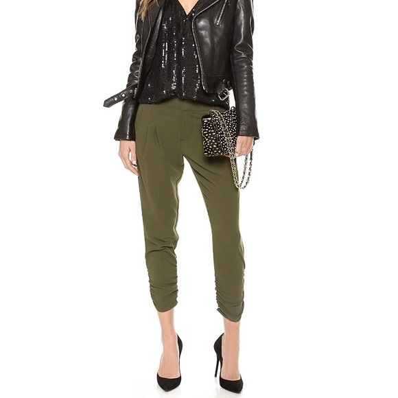 Parker Pants - Parker Olive Green Devlin Dress Pants